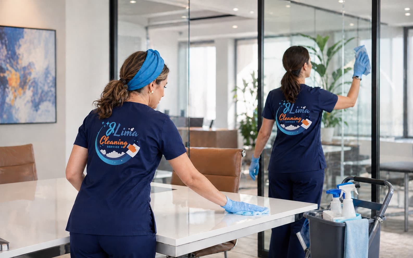 Professional commercial office cleaning in Atlanta by JLima team